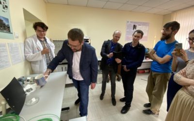 Сегодня ИКЗ посетили руководители и сотрудники молодёжных лабораторий НОЦ УрФО из Кургана, Челябинска и Ханты-Мансийска